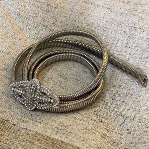 NWOT Chloe + Isabel Art Deco Metal Stretch Belt